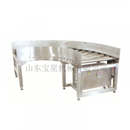 禽籠90°轉(zhuǎn)輥輸送機